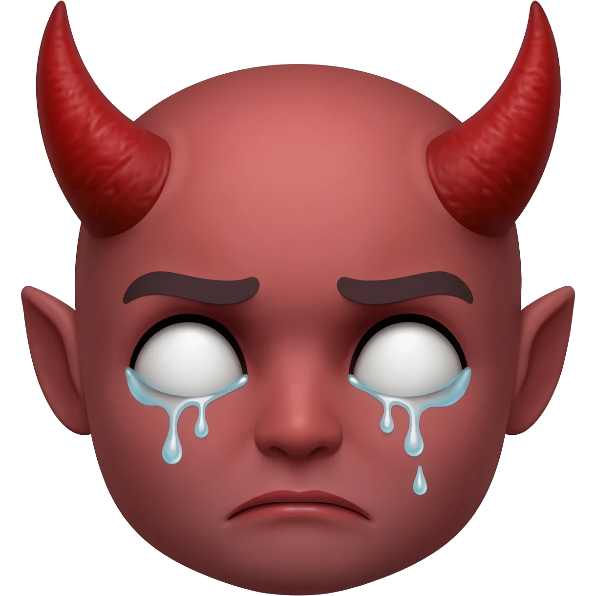 Демон плачет emoji