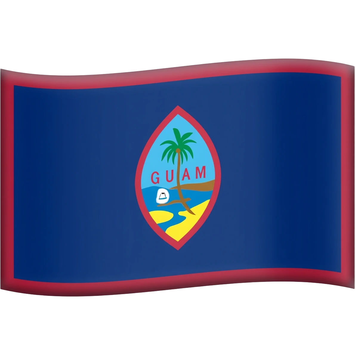 Saint Guam emoji flag emoji