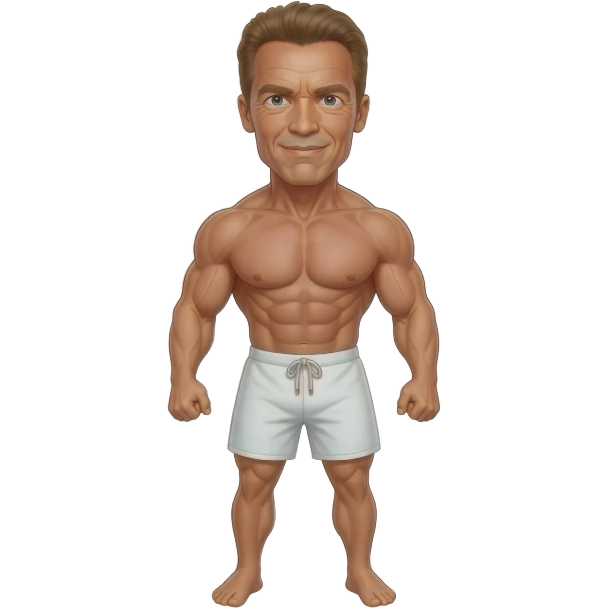 arnold schwarzenegger in white shorts emoji