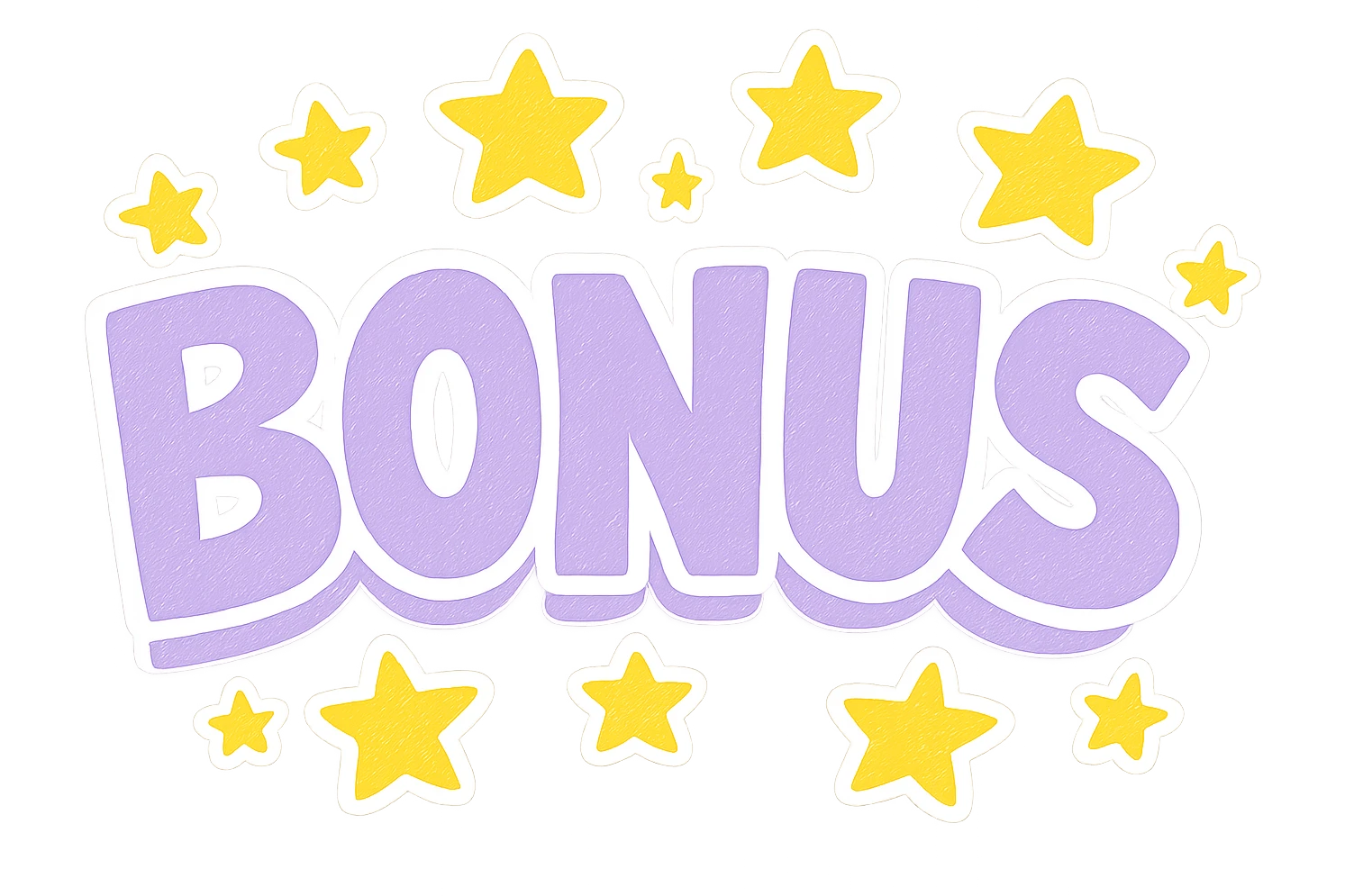 LAS LETRAS DEBEN SER VIOLETA PASTEL Y LAS ESTRELLAS AMARILLAS DEBES MANTENER EXACTAMENTE LA IMAGEN ORIGINAL, LOS BORDES DEBEN SER BLANCOS EN LUGAR DE NEGRO emoji