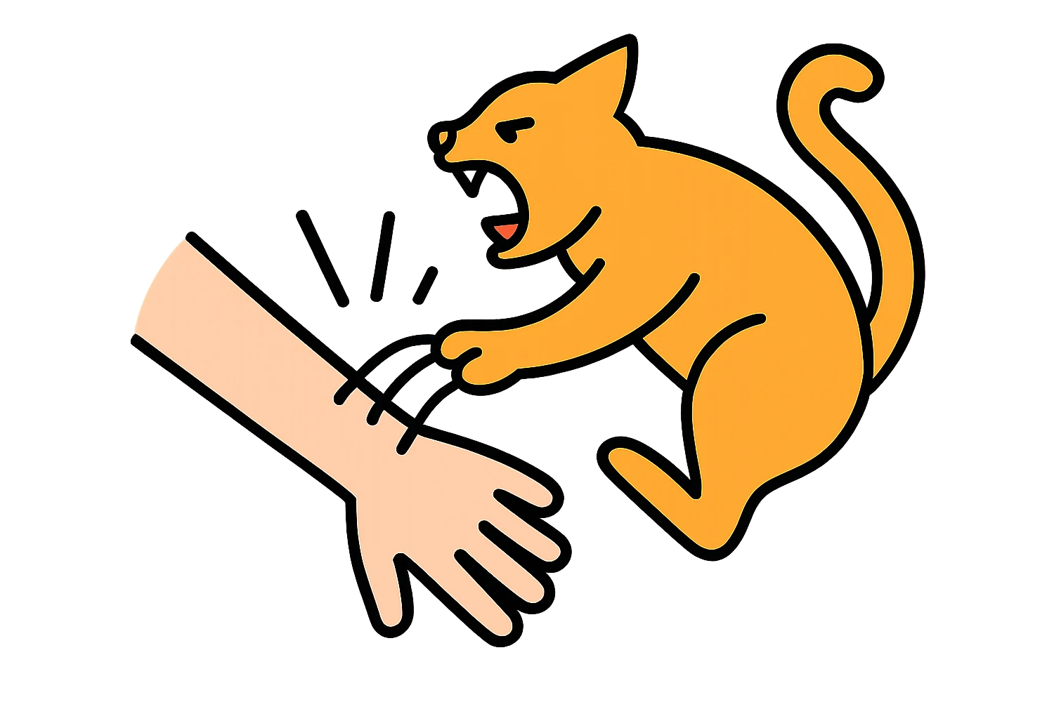 cat attack emoji
