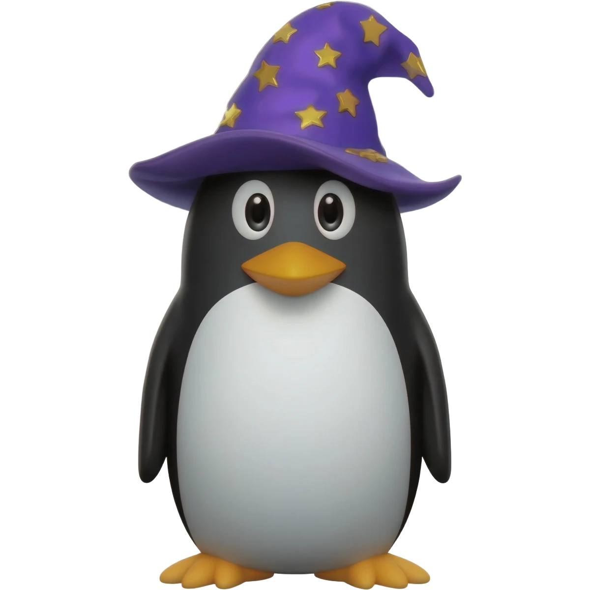 Penguin Wizard emoji