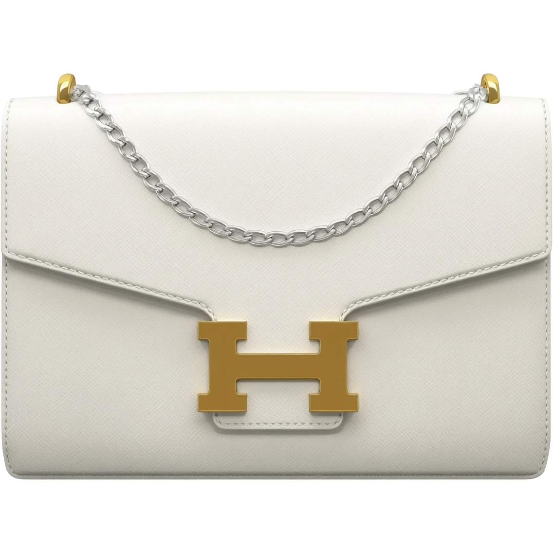 matte white kelly hermes bag emoji