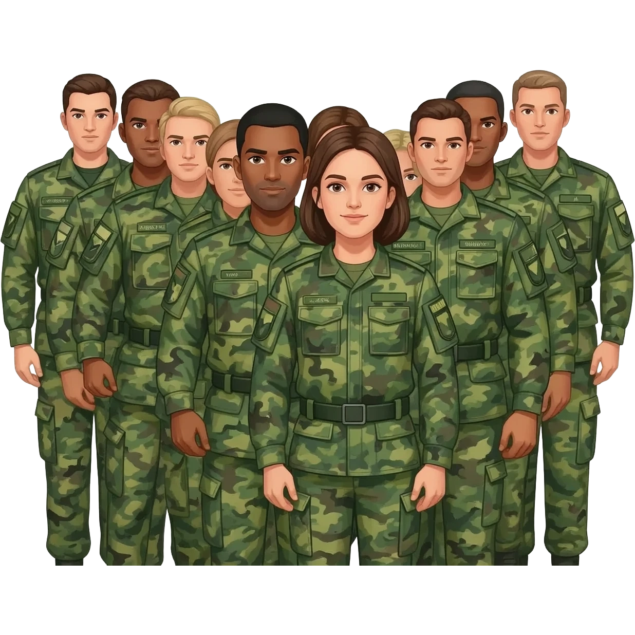 soldiers emoji