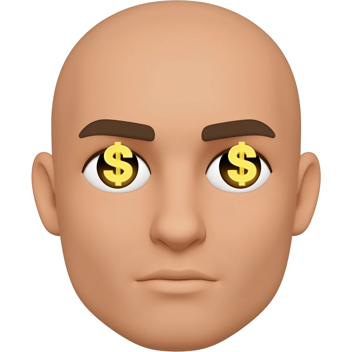 face with dollar signs in the eyes emoji