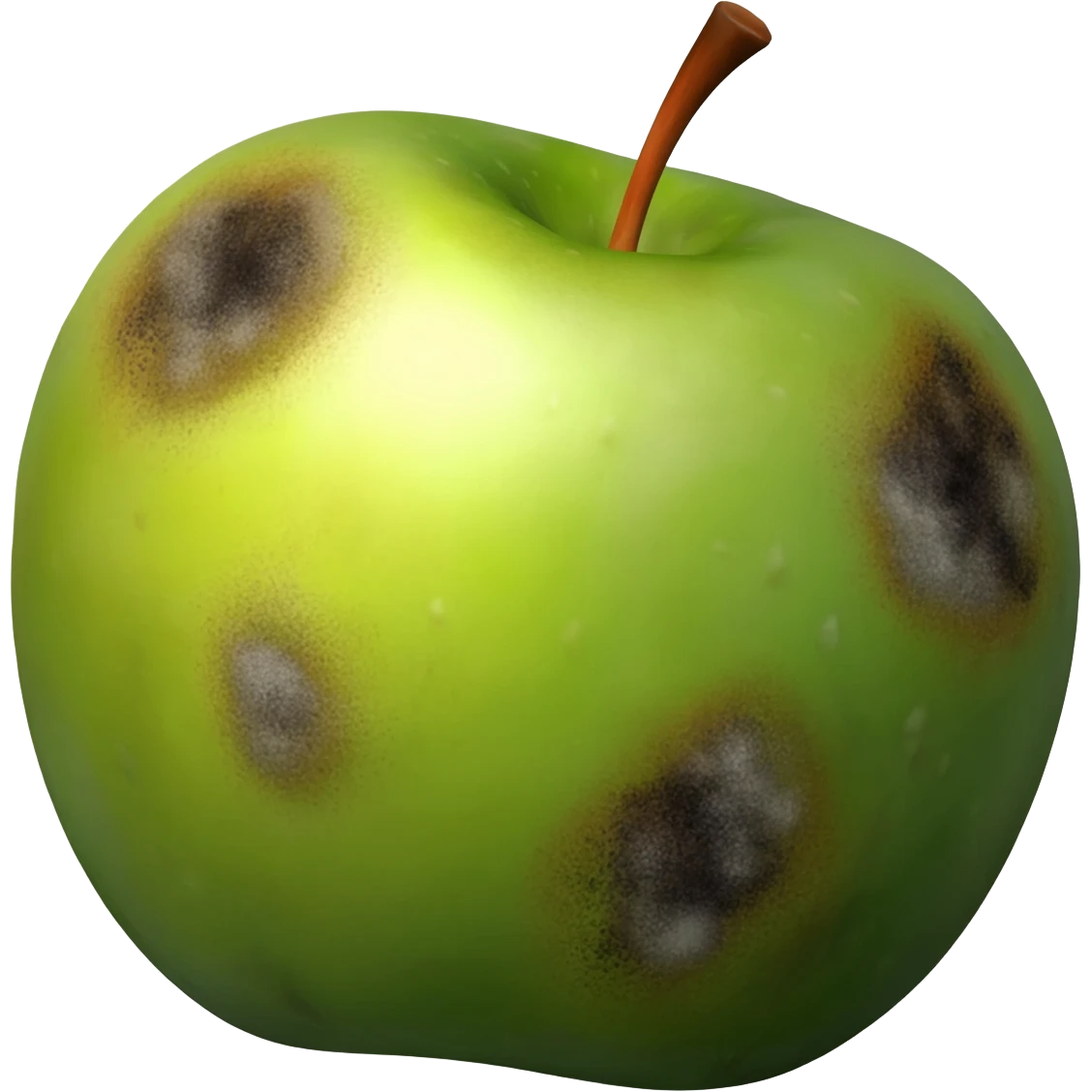 Rotten green apple emoji