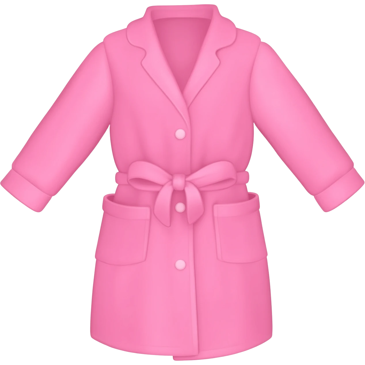 Baby pink robe emoji