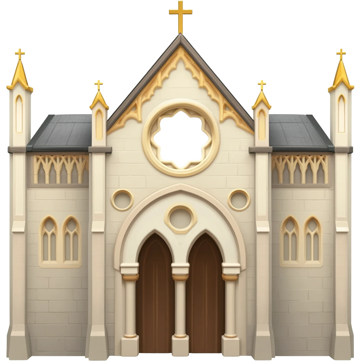 13th-century gothic-style synagogue emoji