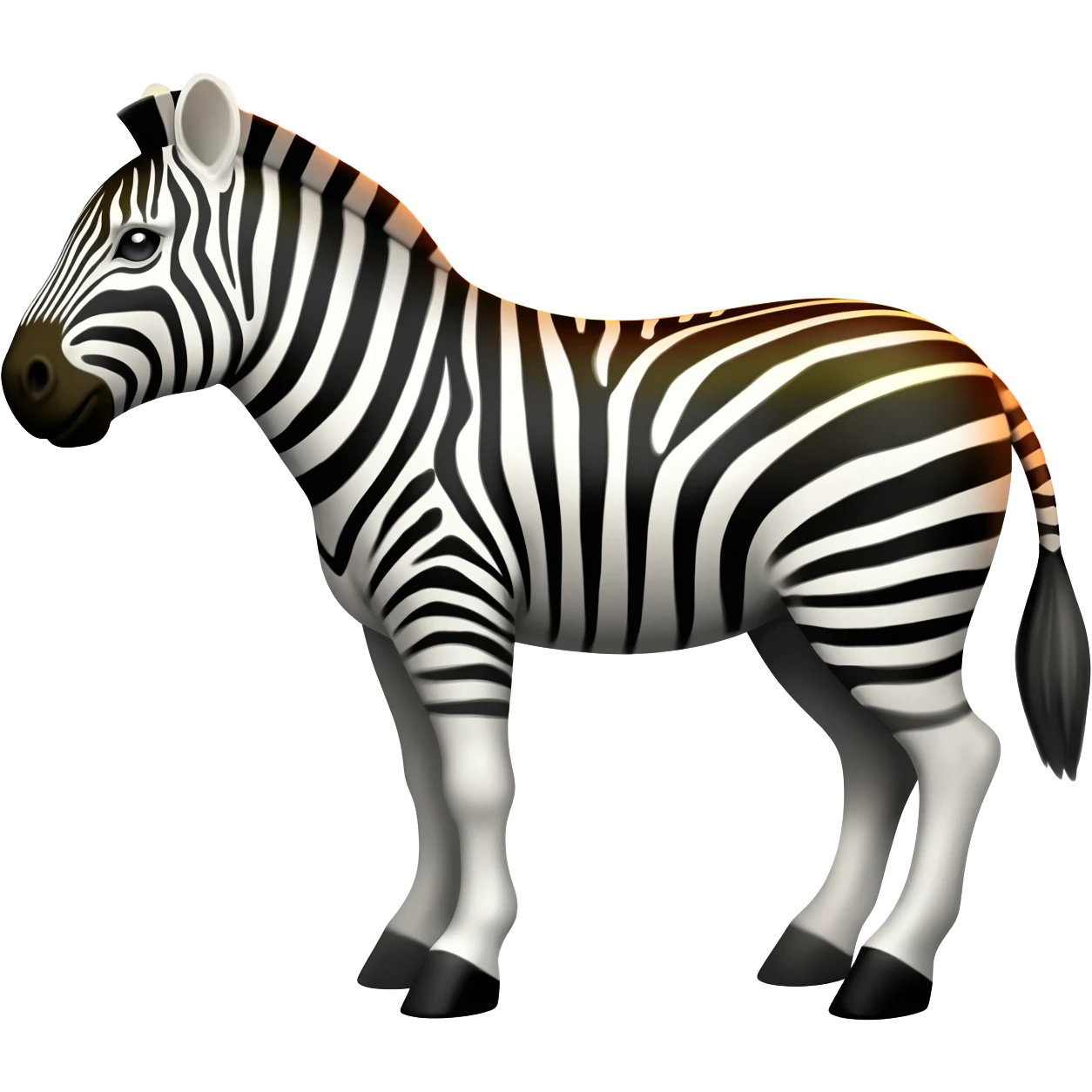 kálející zebra emoji