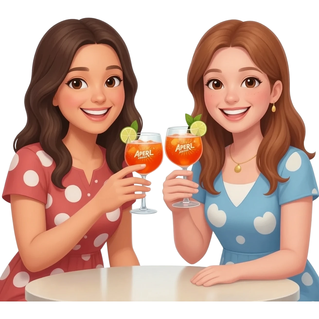 Aperol Spritz 2 girls emoji