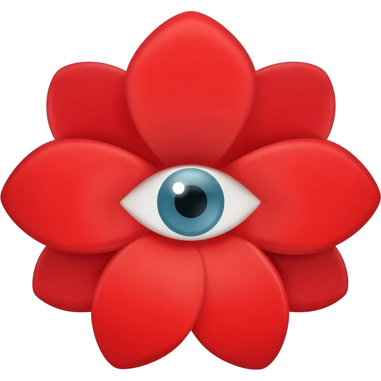 Ojo turco rojo emoji