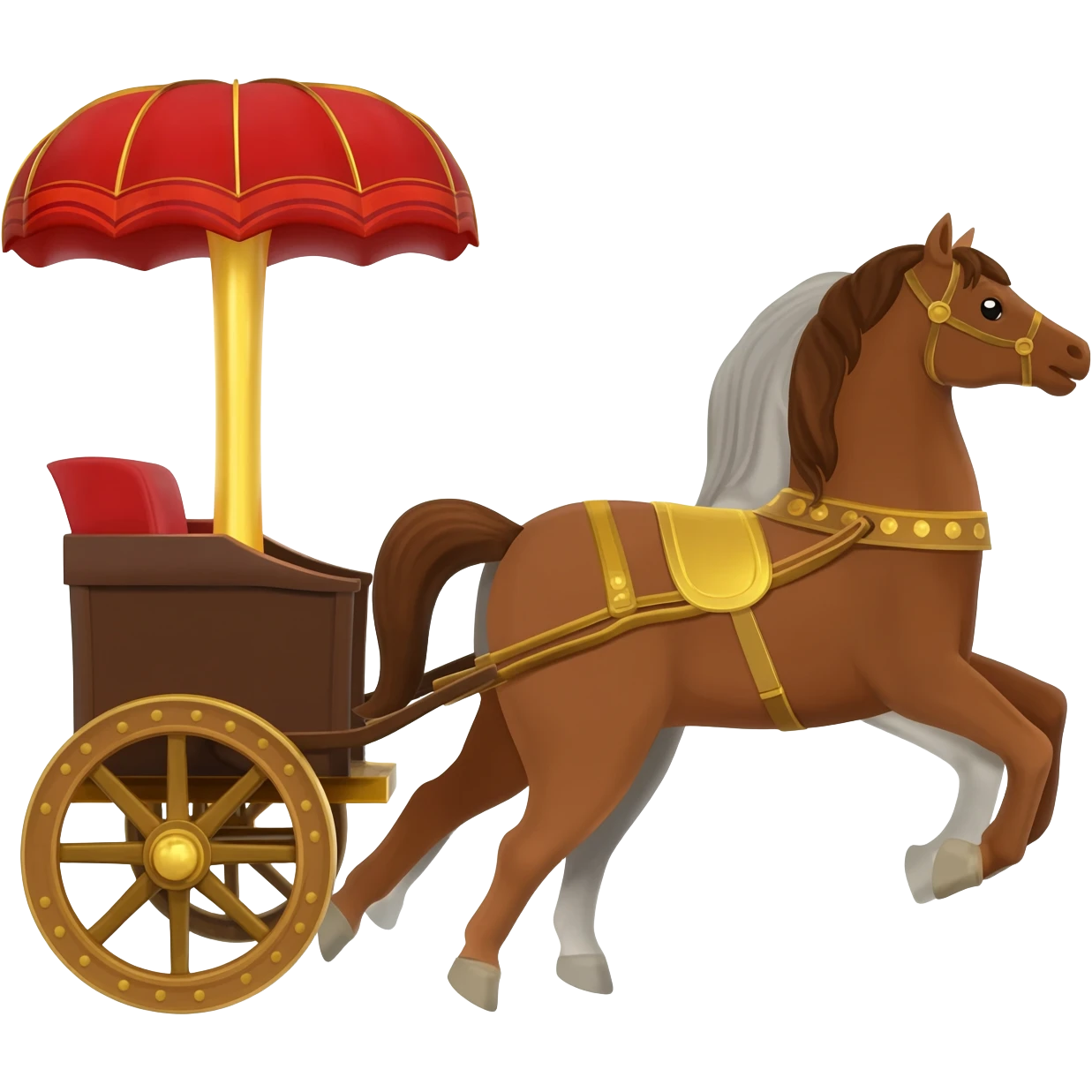 Roman chariots with horses emoji