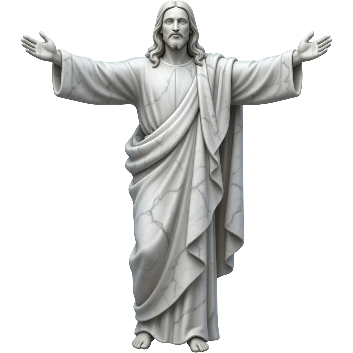 Jesus Christ Christus statue emoji