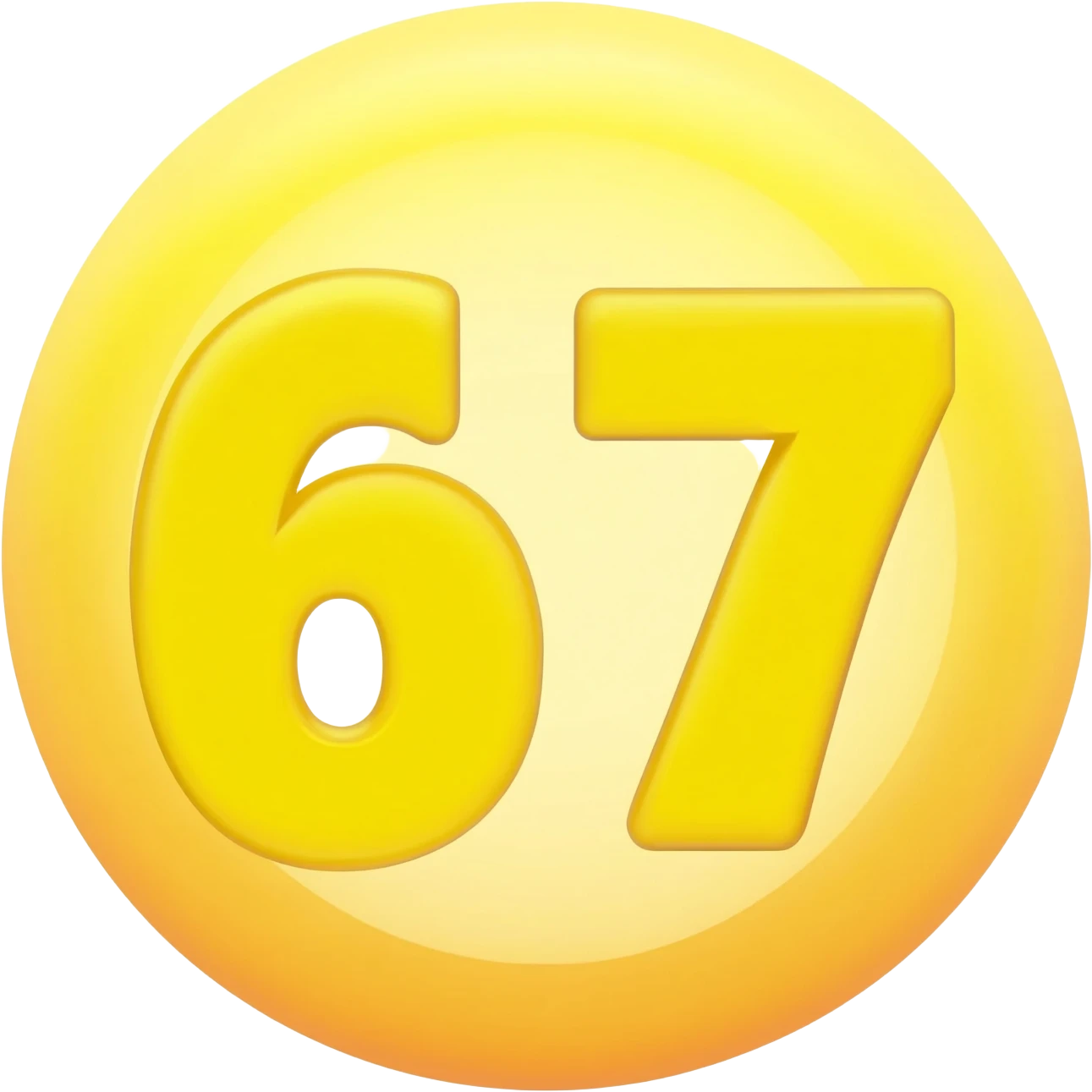 make a 67 sticker funny emoji