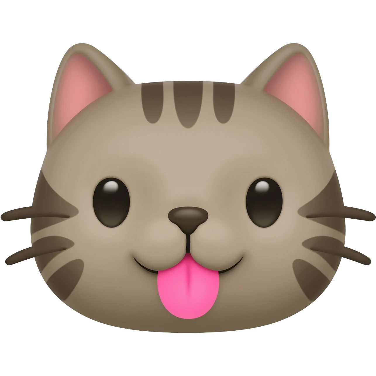 cat pusheen show the tongue emoji