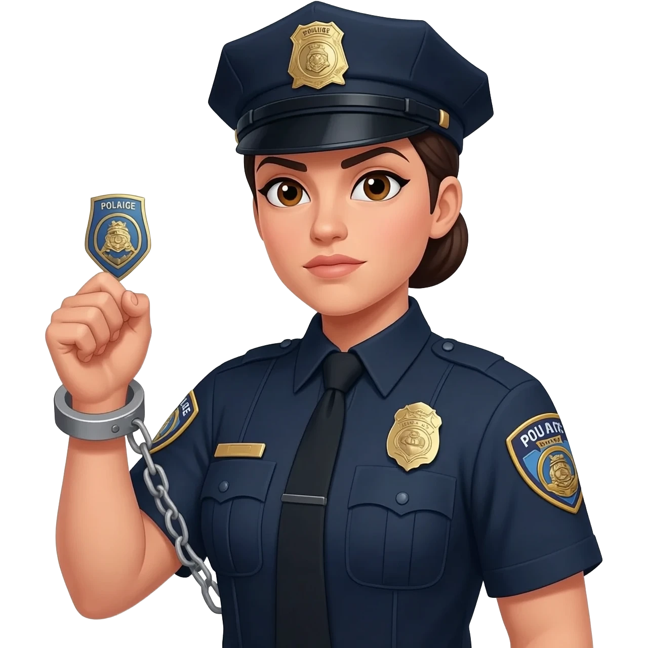 Women cop bound emoji