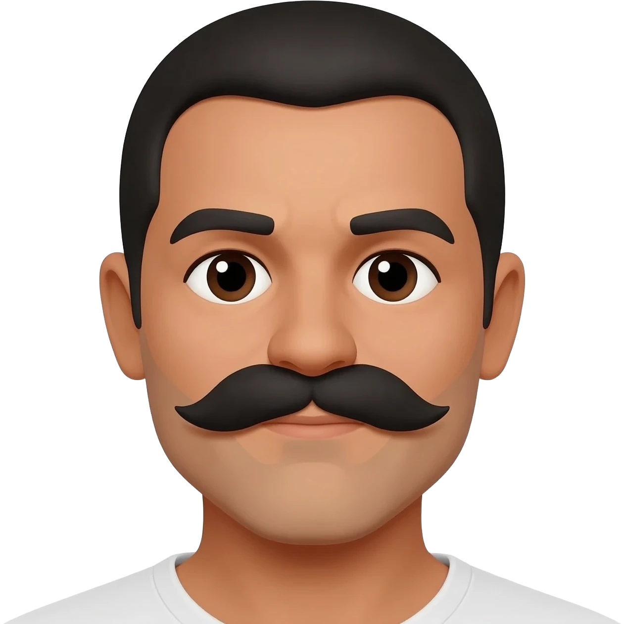mexican male mustache "light brown skin color" emoji