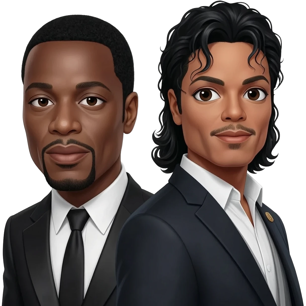 Micheal Jackson with diddy emoji