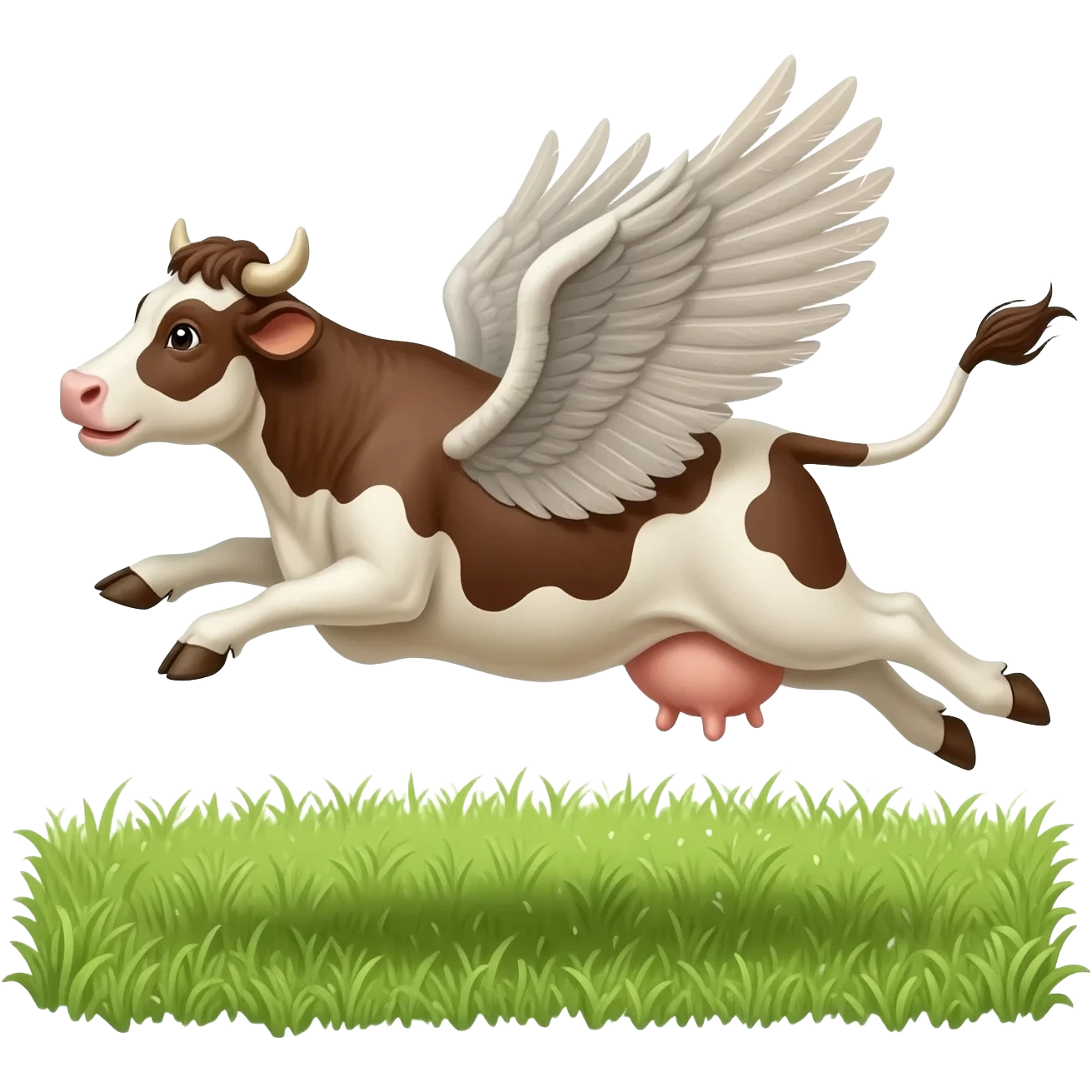 flying cow emoji