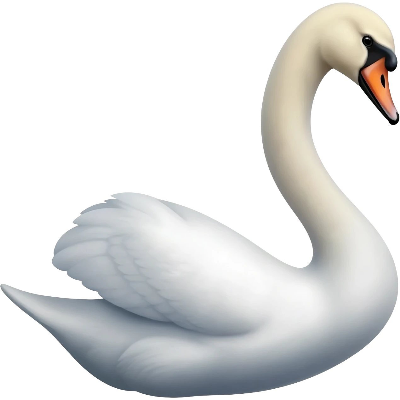 Swan facing right emoji