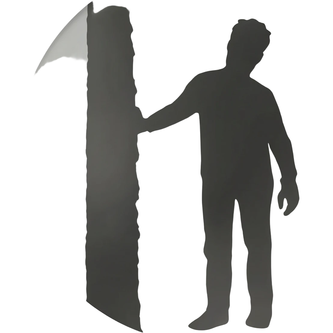 body near collapse silhouette emoji