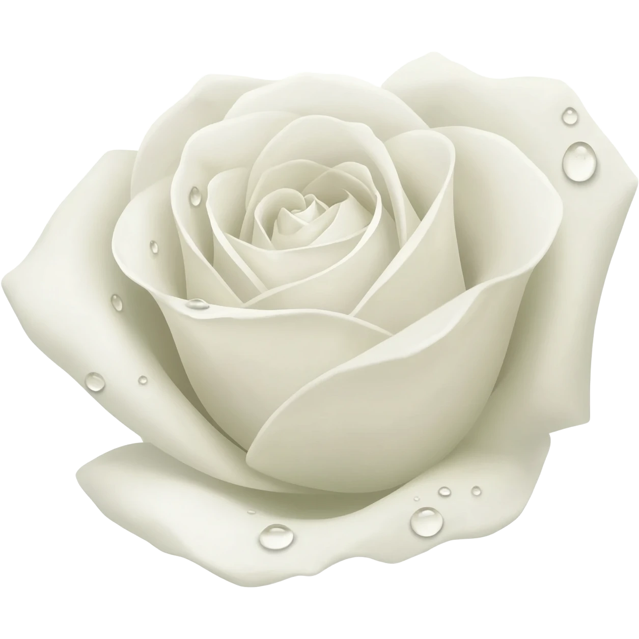 White rose emoji