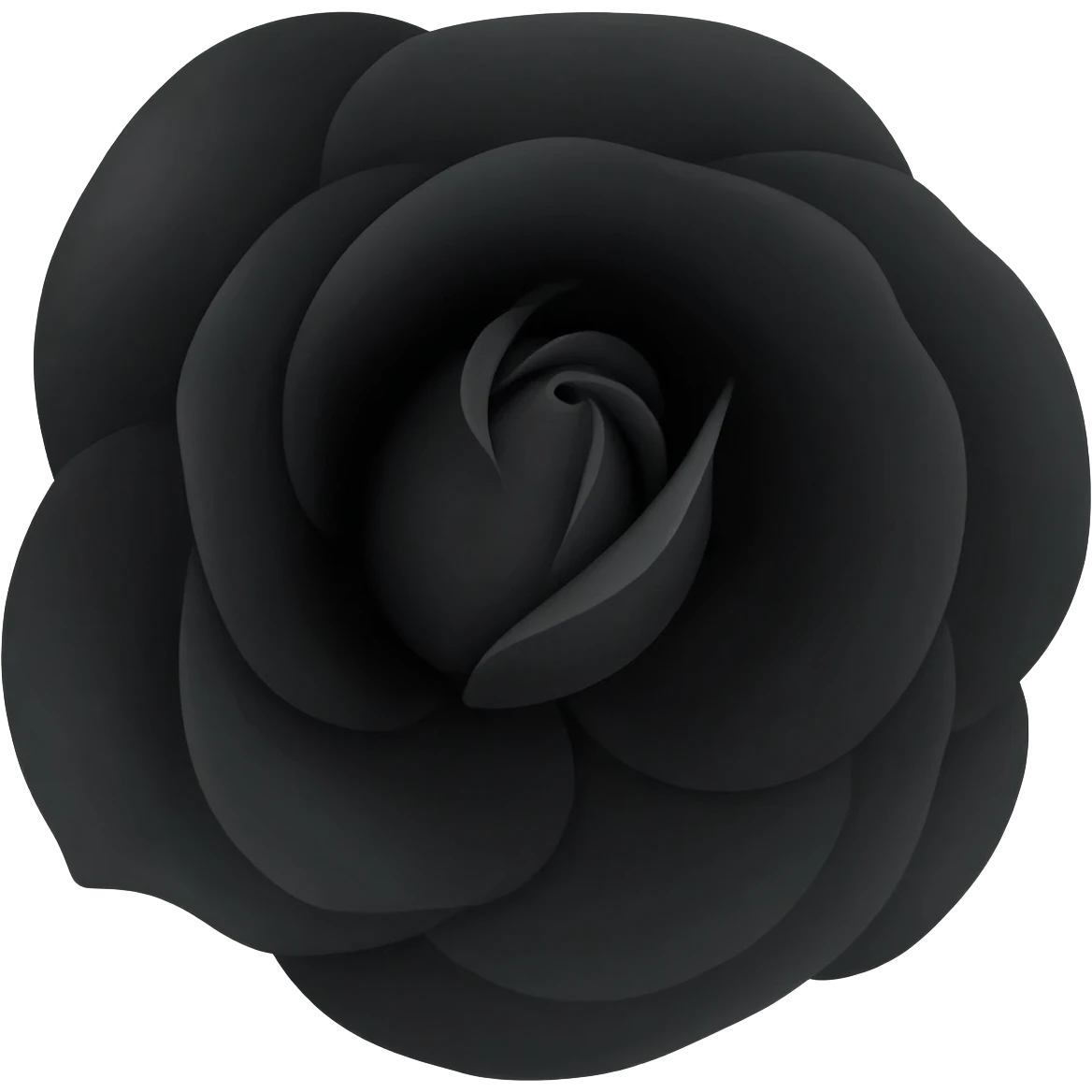 Black rose emoji
