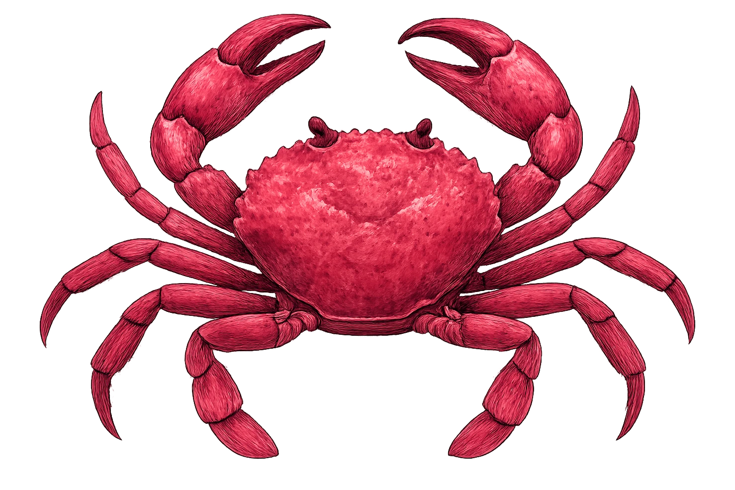 pink crab emoji