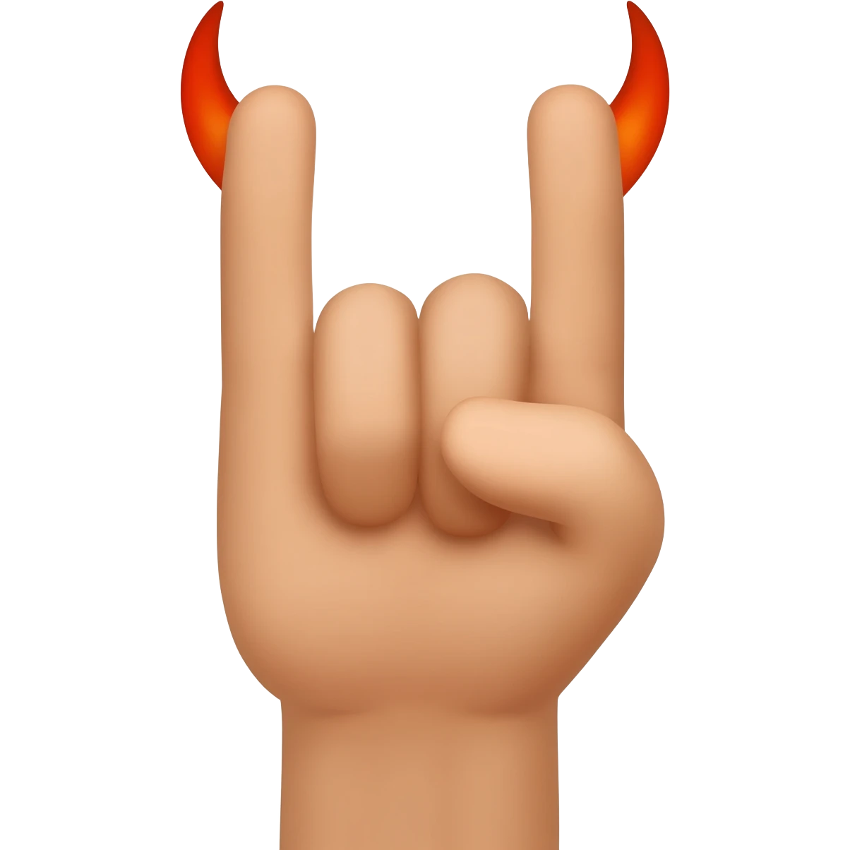 sign of the horns emoji
