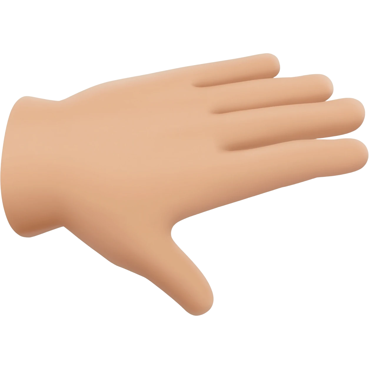side view of hand emoji