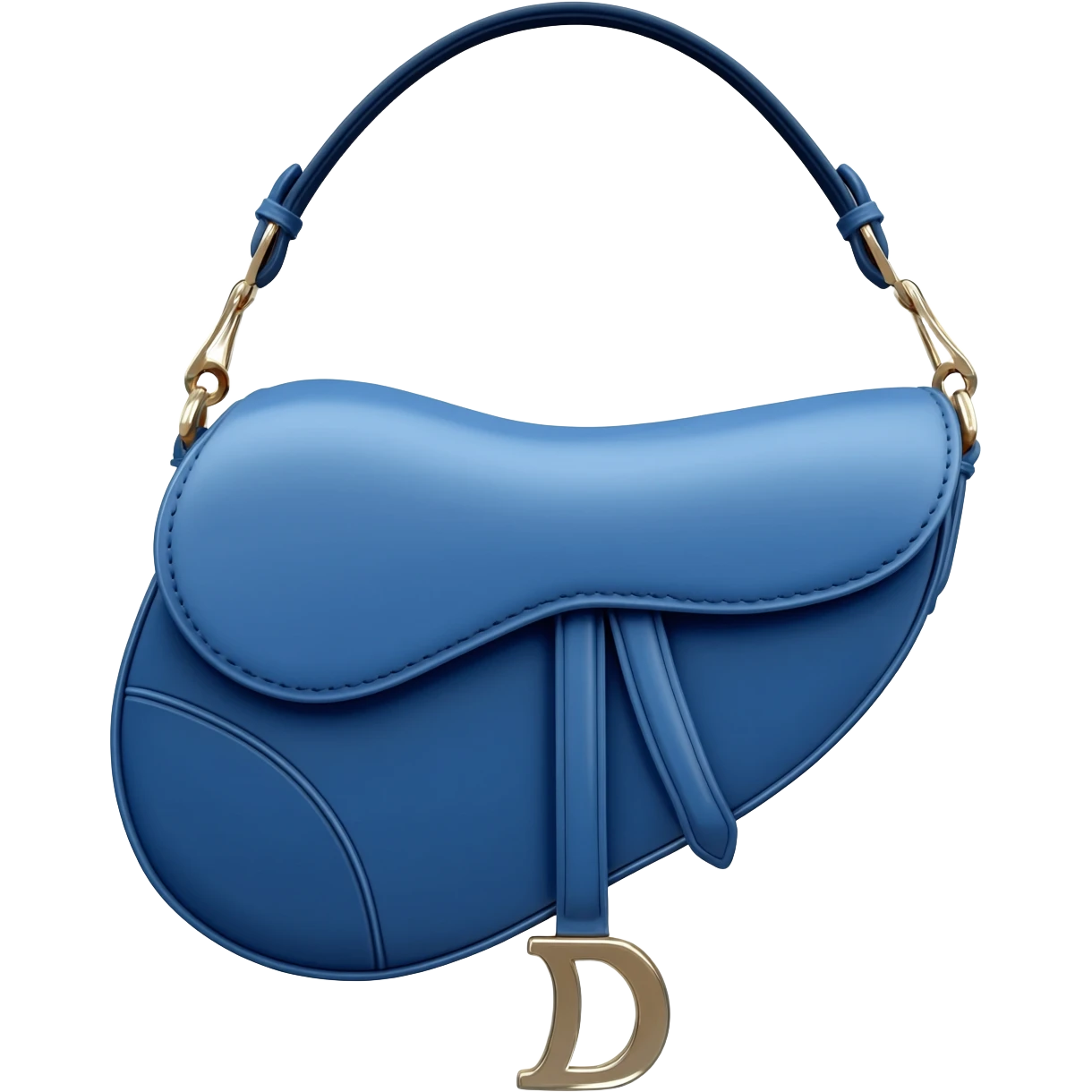 blue dior saddle bag emoji