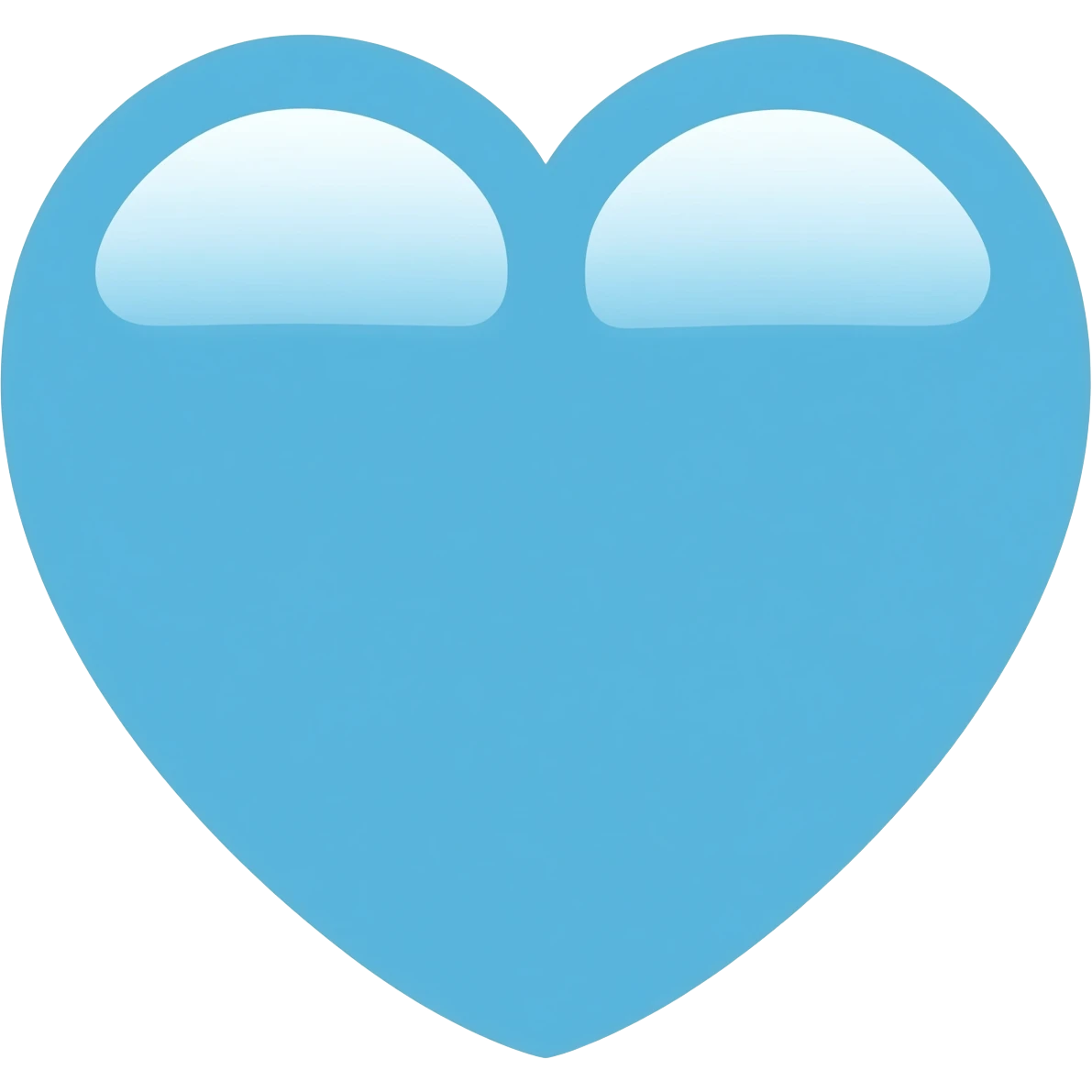 Light Blue Heart emoji