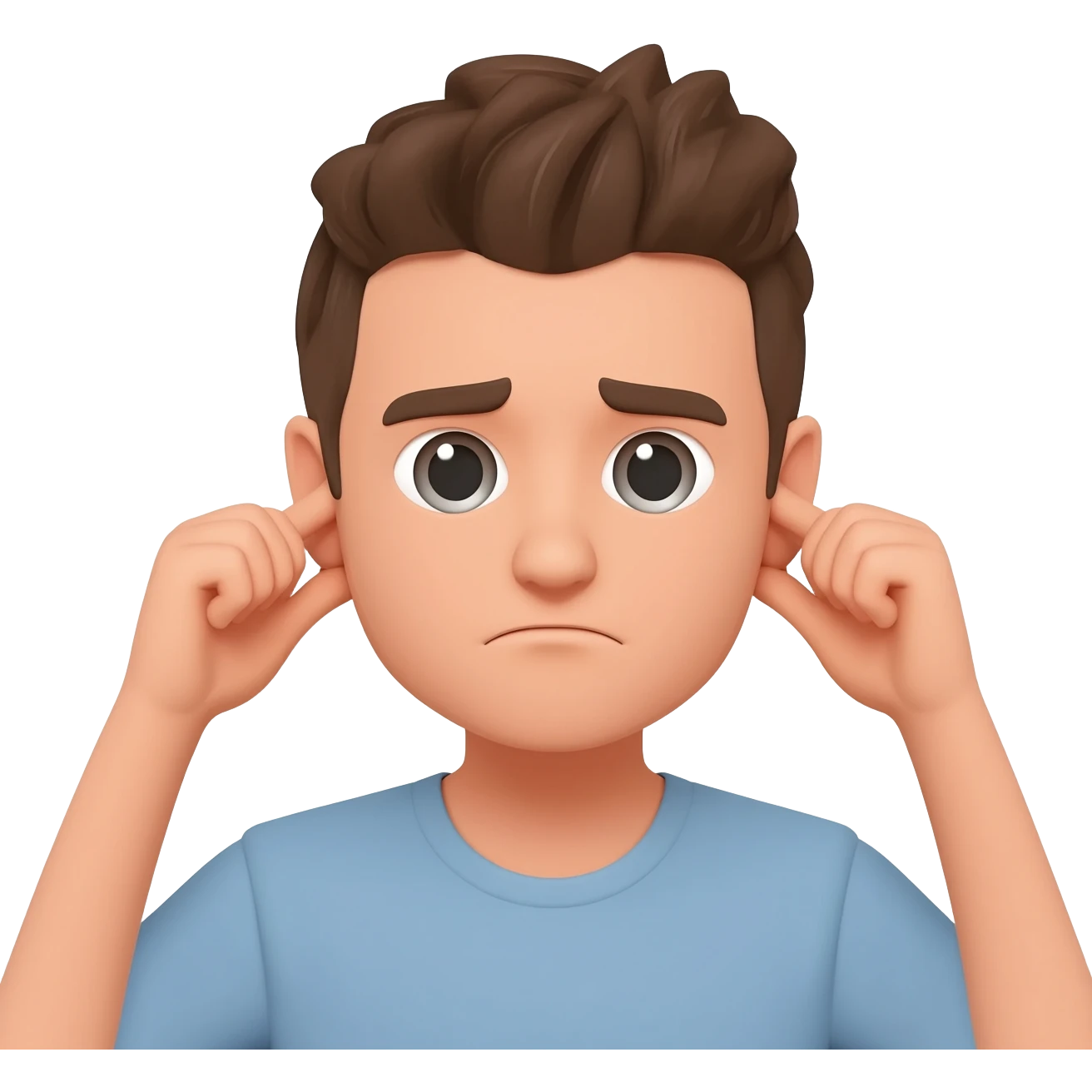 Apologize by holding ears emoji