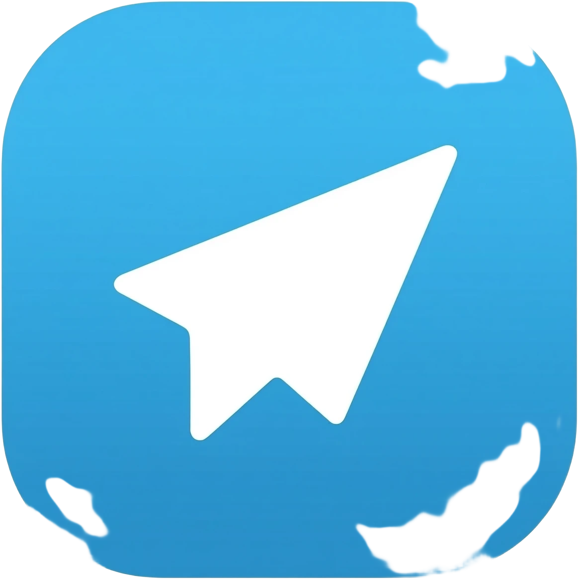 Make a telegram logo emoji