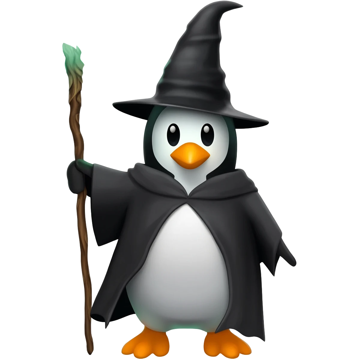 Penguin Wizard emoji