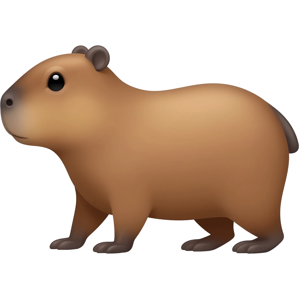 Cute capybara emoji