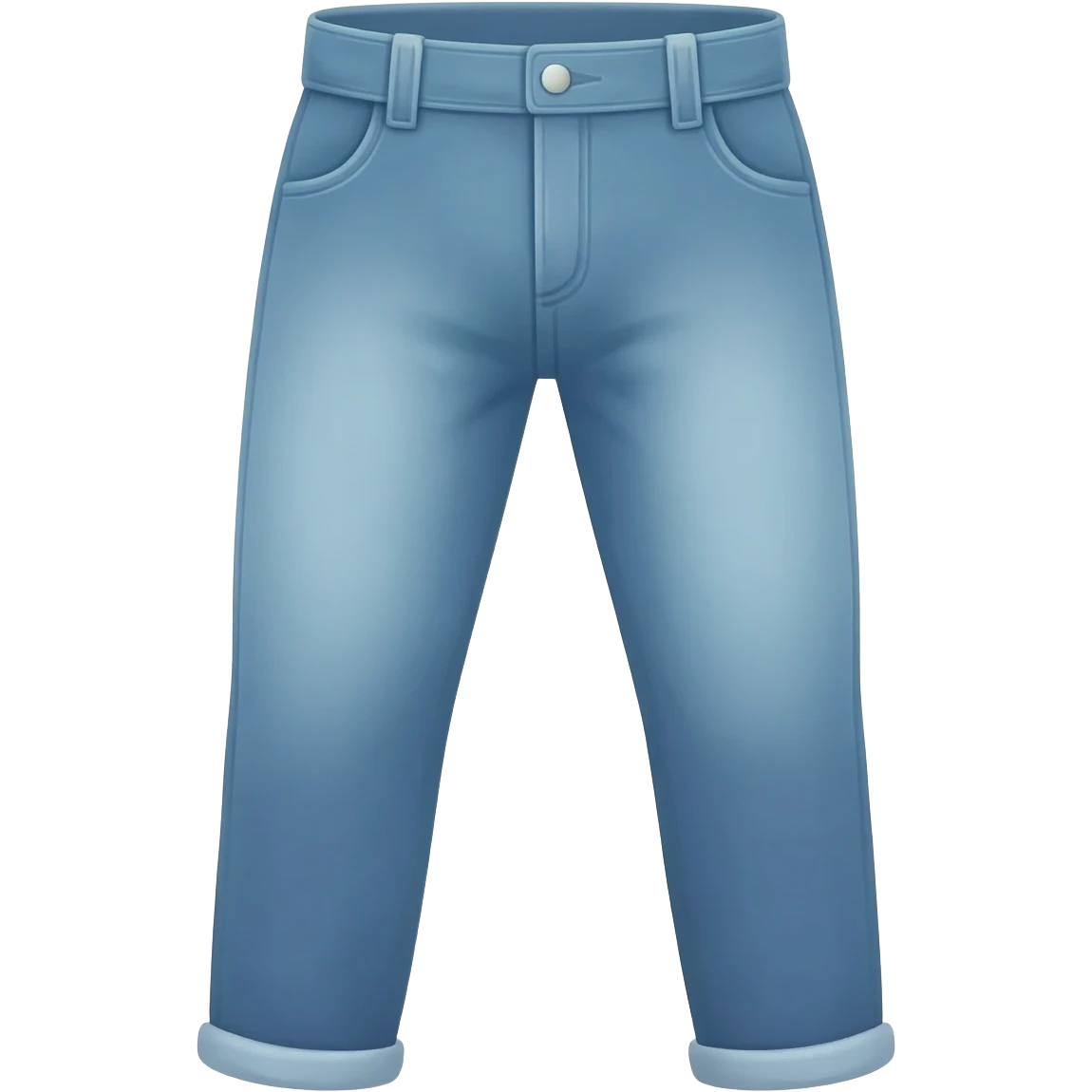 Light blue jeans emoji
