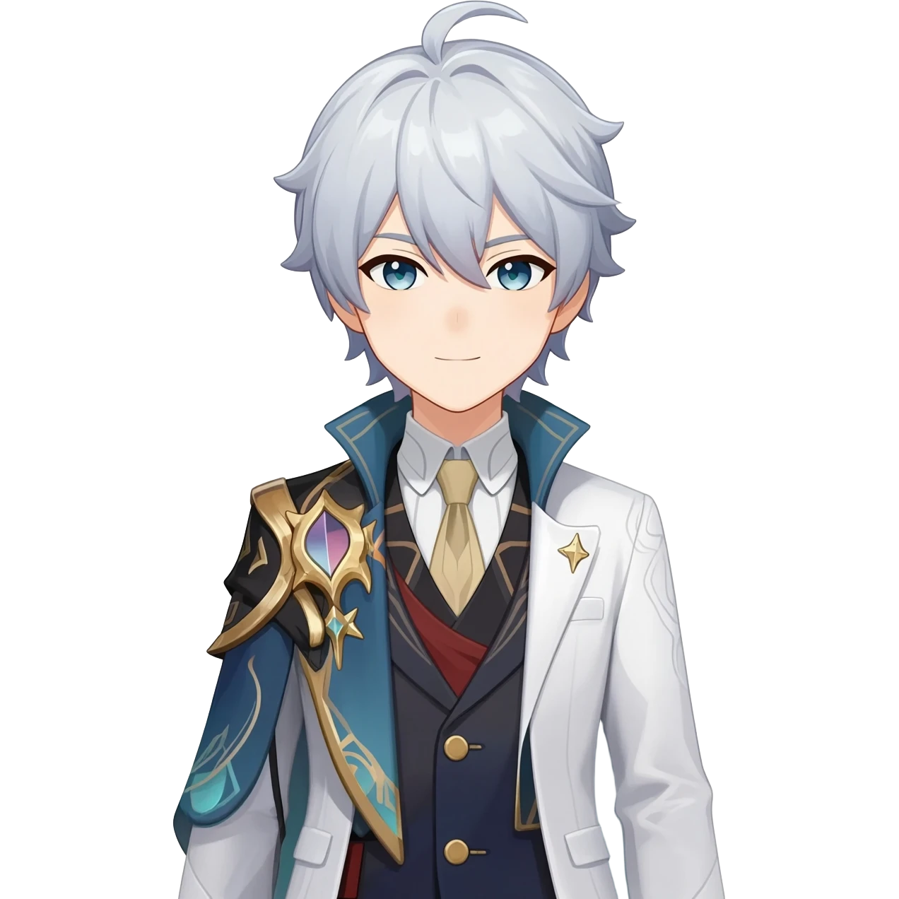 Genshin Impact anime character Il Dottore emoji