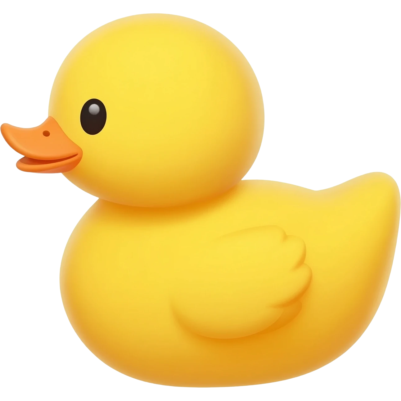 quiero un pato amarillo súper mono emoji