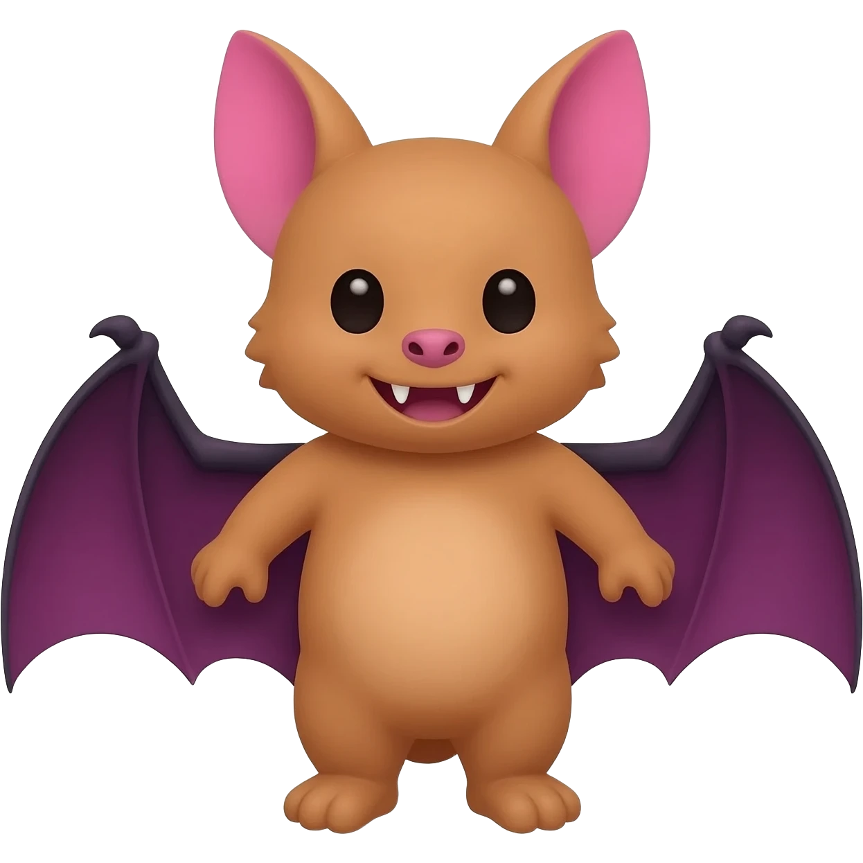 Tan pinkfong vampire bat emoji