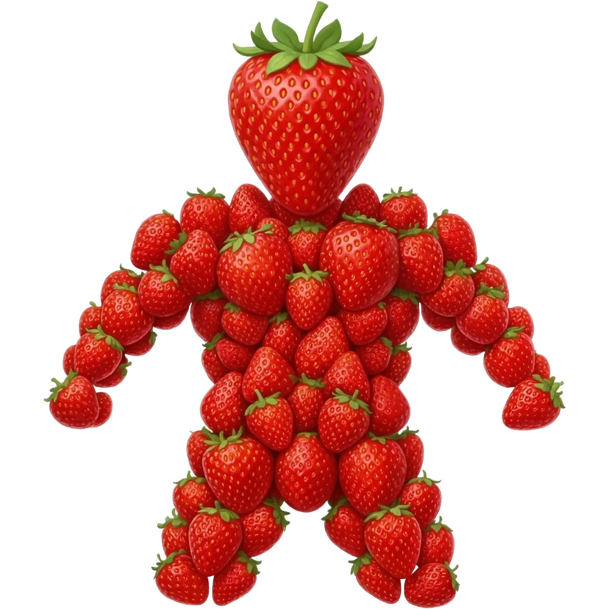 ram made of strawberry emoji