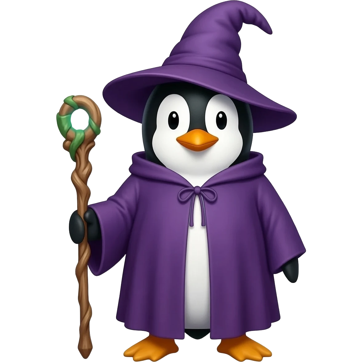 Penguin Wizard emoji