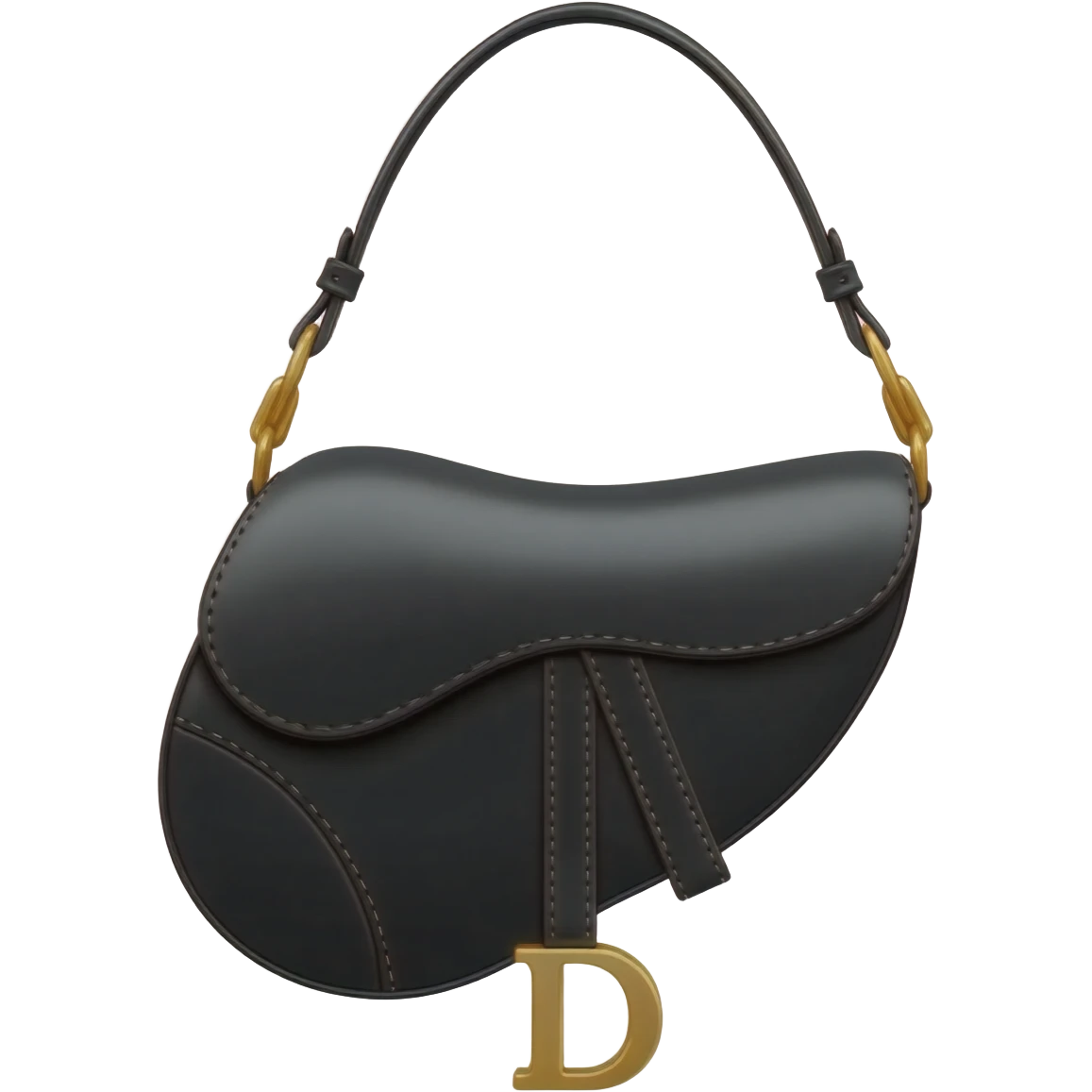 dior black saddle bag emoji