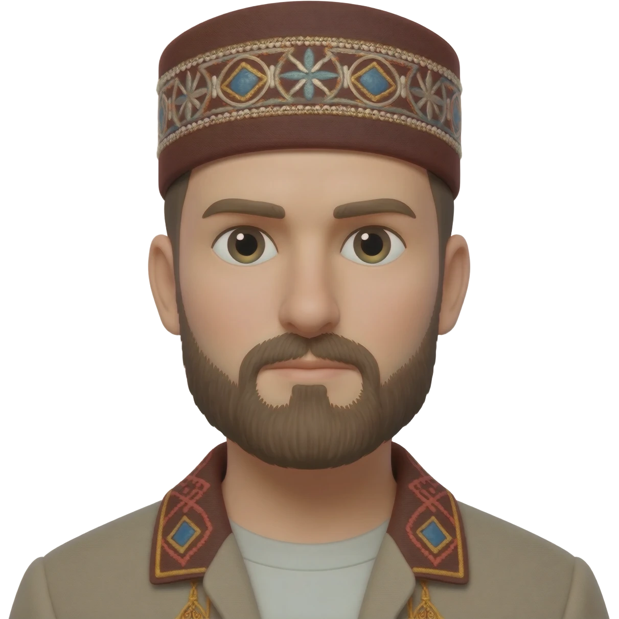 Человек в папахе emoji