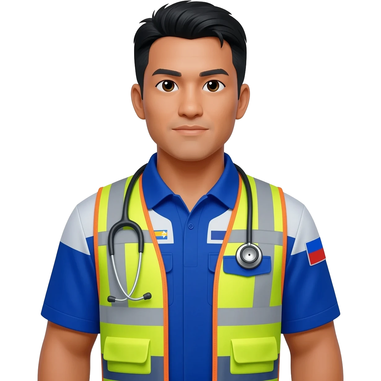 Filipino man paramedic uniform emoji