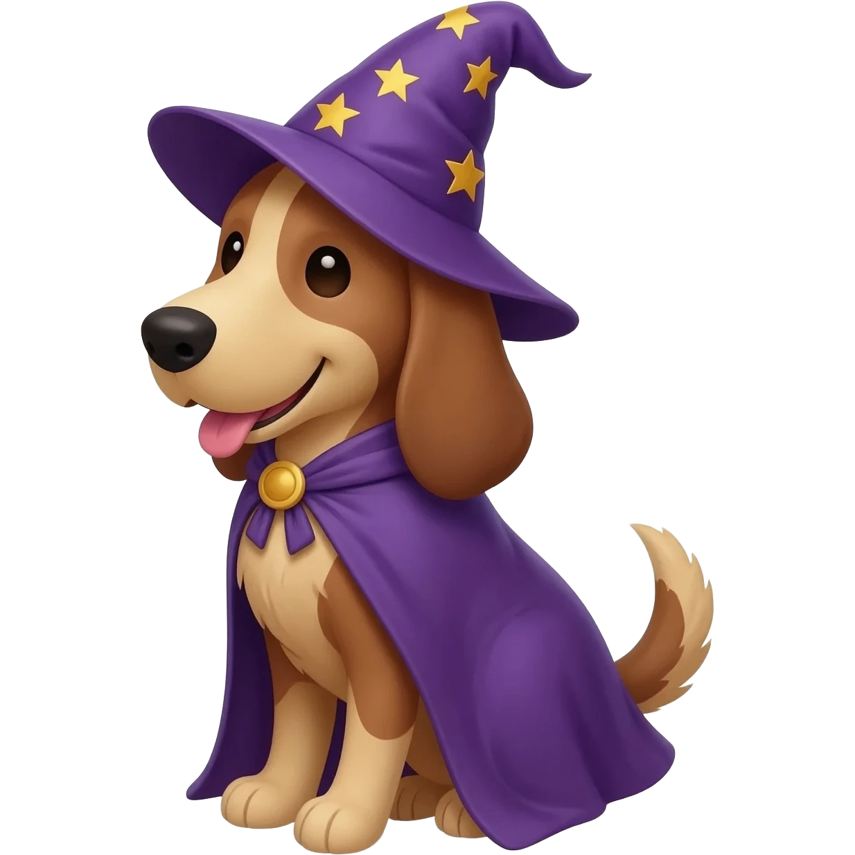 Dog wizard emoji