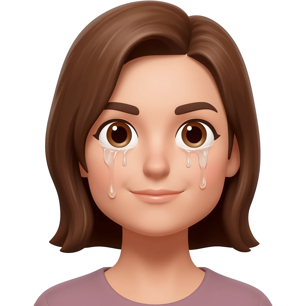 woman with drool on her face emoji