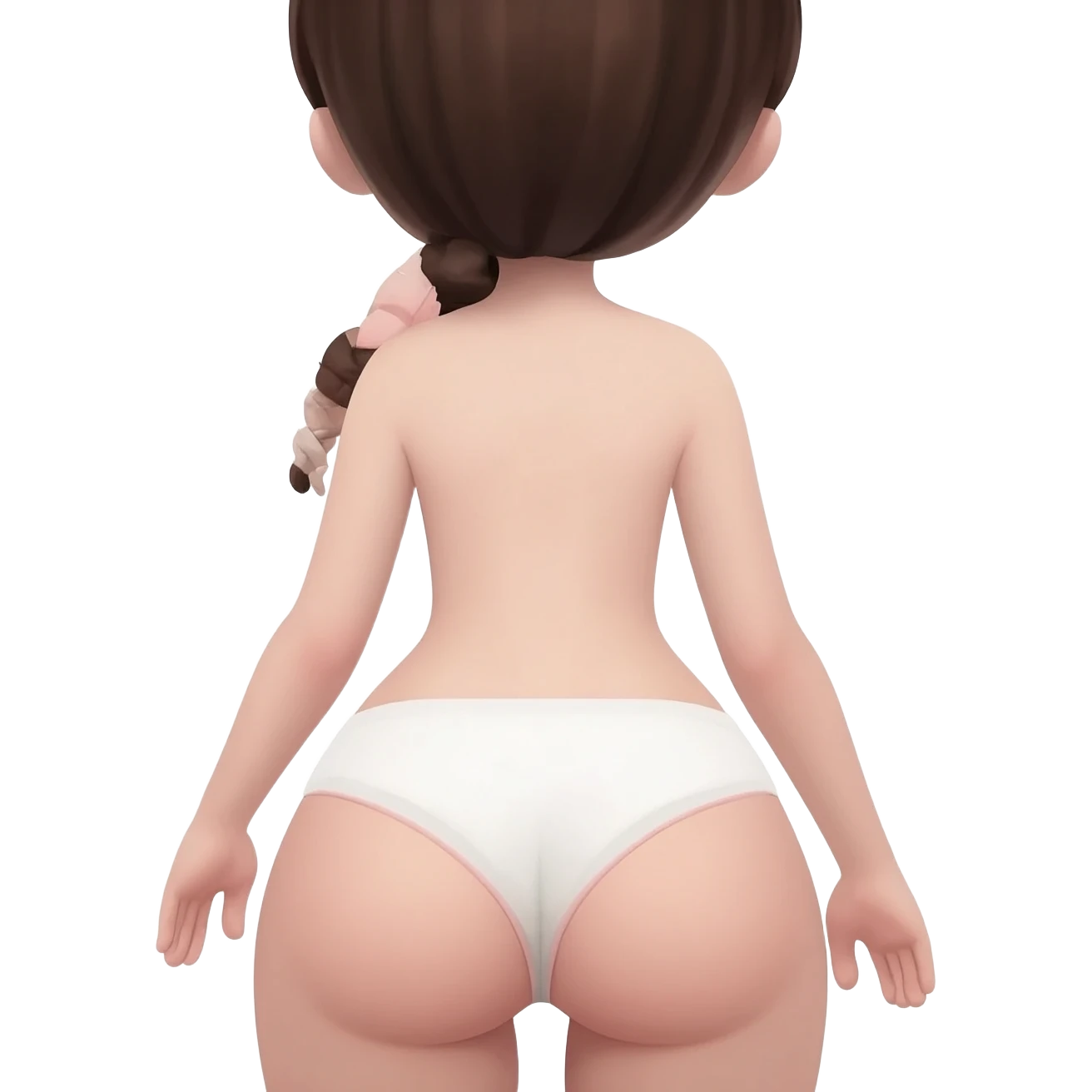 Երիտասարդ աղջկա հետույք emoji