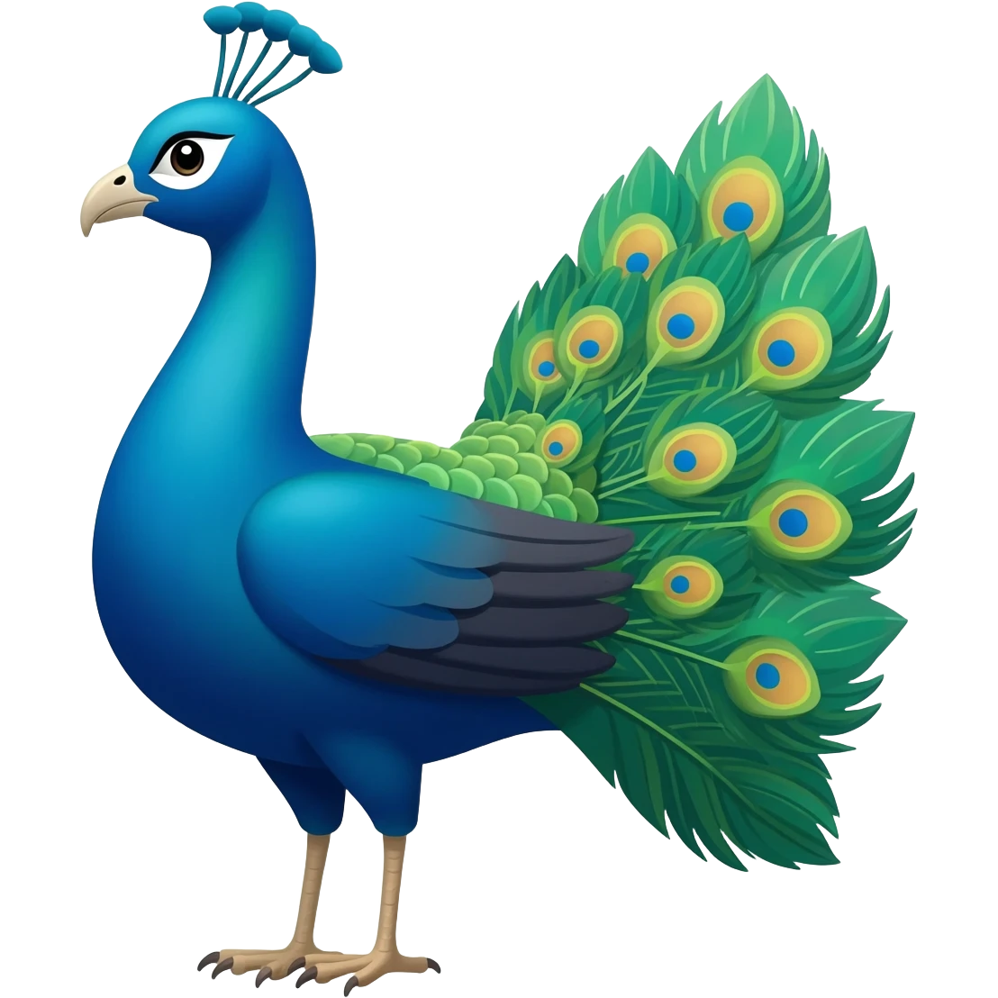 Peacock emoji