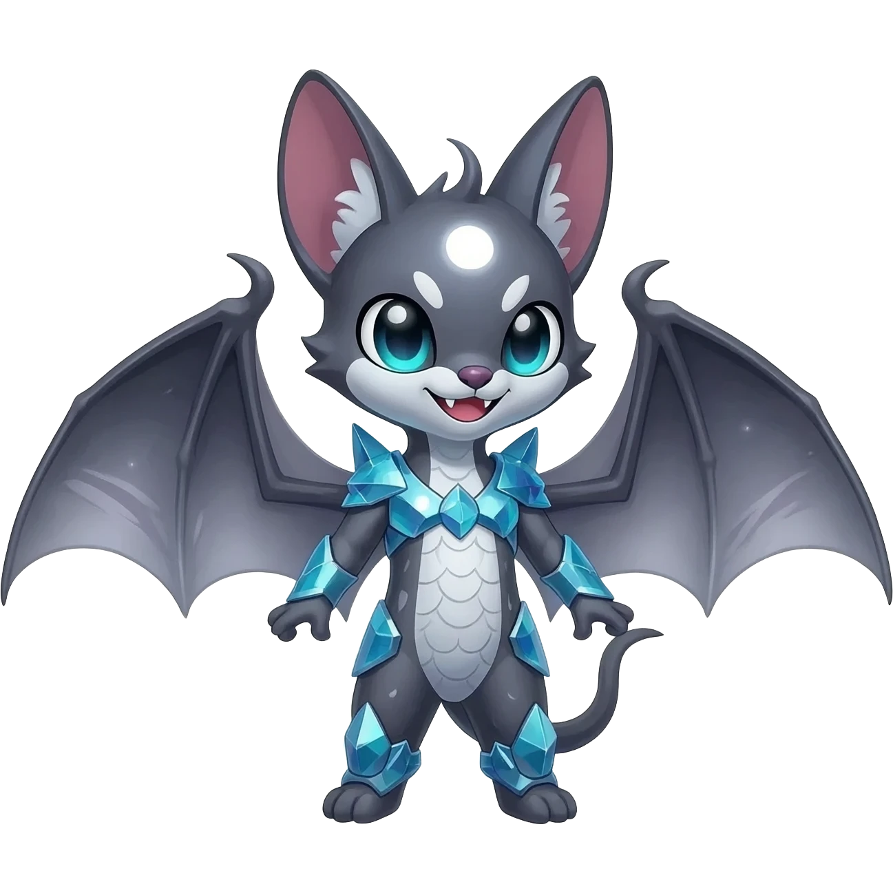 Big-eared Batty Meloetta-Serval-Cresselia-Palkia-Stitch-Fakémon-creature-hybrid emoji